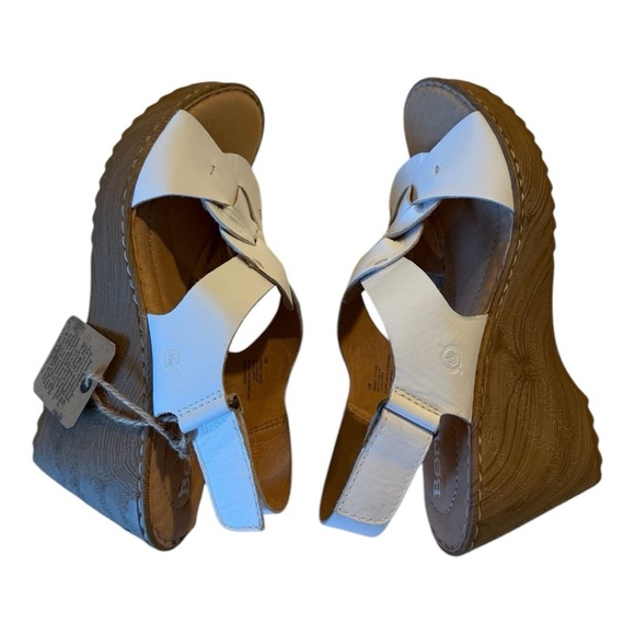 BORN Women's Nina Slingback Sandal, White, Size Womens 10M NEW - Picture 8 of 13